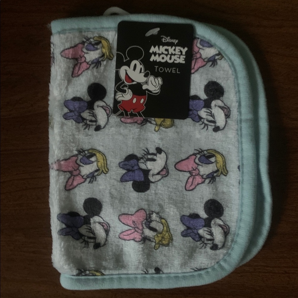 NWT Disney Mickey Mouse Blue Towel